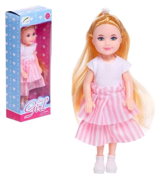 

Кукла Даша, в бело-розовом платье