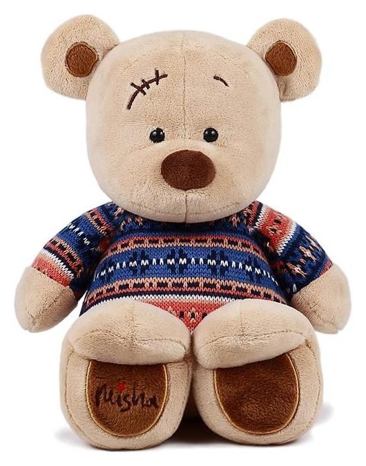 

Мягкая игрушка Медведь Misha, в синем свитере, 30 см