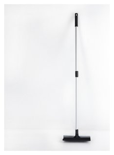 Окномойка с телескопической алюминиевой ручкой и сгоном доляна, 20×8×60(97) см, рабочая поверхность 20 см, поролон Доляна