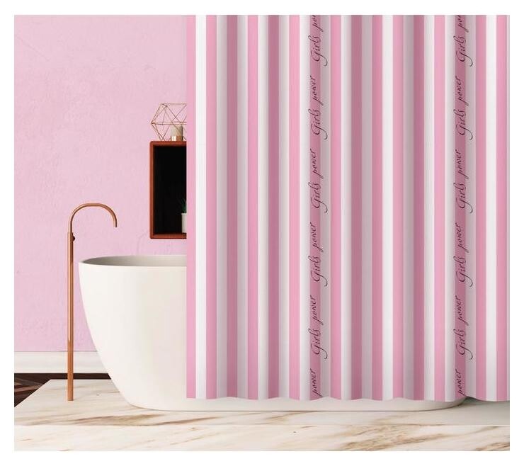 Шторка в ванную Girls Power 180х180см  See you home