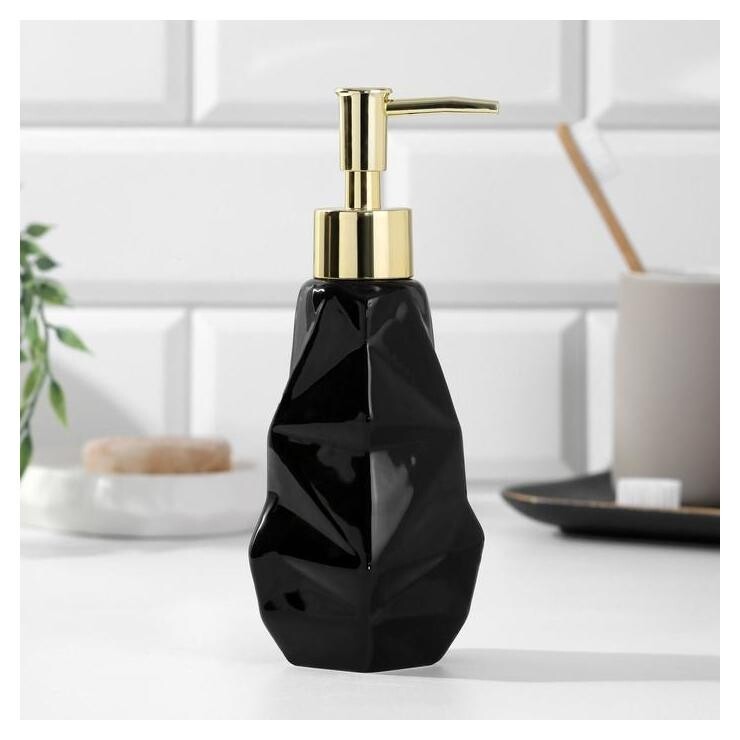 Дозатор для мыла «Чёрный», 250 мл  