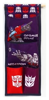 Кармашки вертикальные настенные "Optimus Prime", Transformers Hasbro