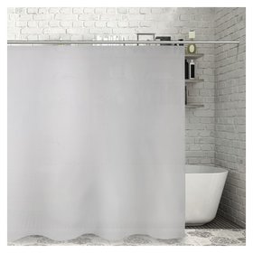 Штора для ванной комнаты доляна «Классика», 180×180 см, Eva, цвет белый Доляна