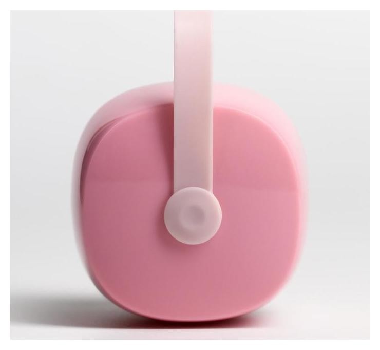 

Контейнер для детской пустышки, цвет белый/розовый