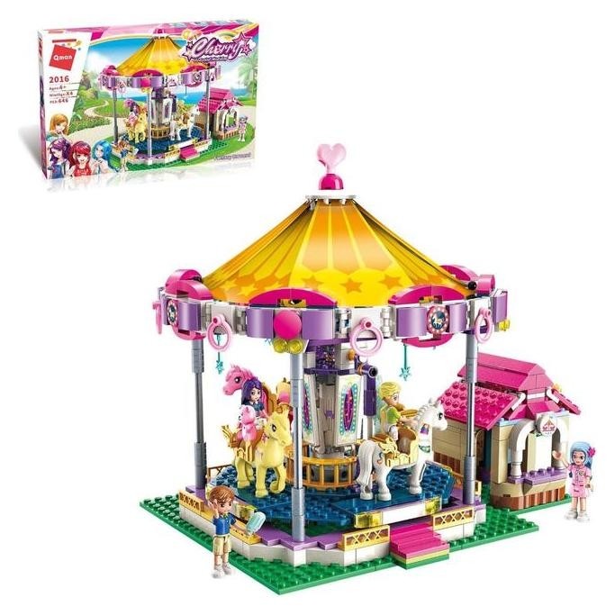 

Конструктор девчонки «Карусель», 646 деталей и 4 минифигуры