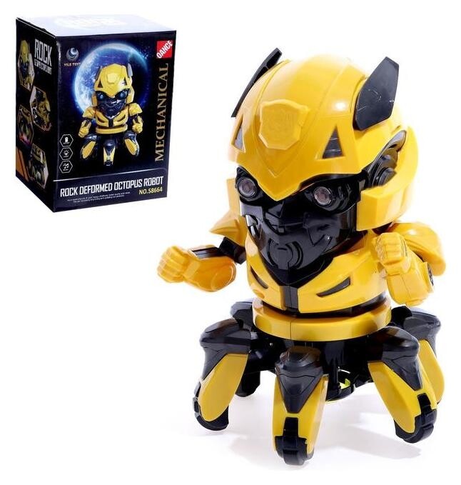 Робот «Паук», световые и звуковые эффекты, работает от батареек  