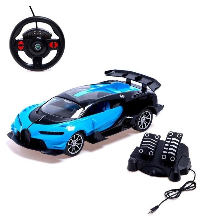 Машина радиоуправляемая «Купе», в комплекте педали и руль, работает от аккумулятора  