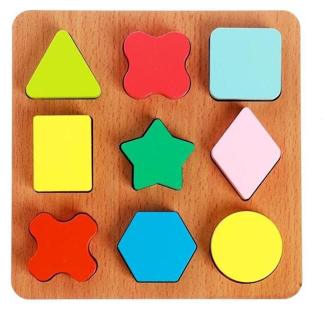 Сортер, основание, 9 деталей, 15 × 15 × 1,5 Cм  Alatoys