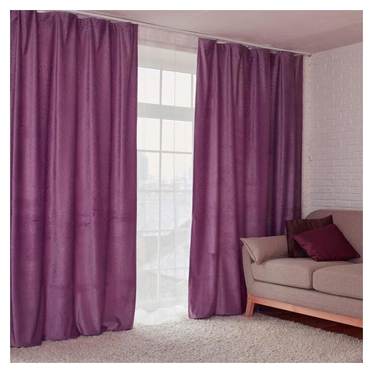 Штора портьерная «Этель» 170х270 см, валенсия лилиан  Этель