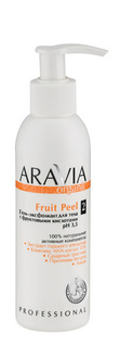 Гель-эксфолиант для тела с фруктовыми кислотами Fruit Pee Aravia Professional