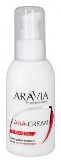 Крем против вросших волос с АНА кислотами Aravia Professional