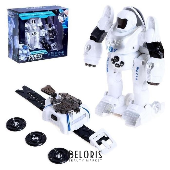 Робот «Робот деформер», с наручной катапультой, световые и звуковые эффекты Zhorya