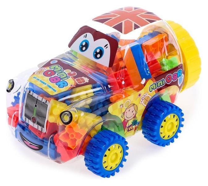 

Конструктор блочный в футляре «Машинка»