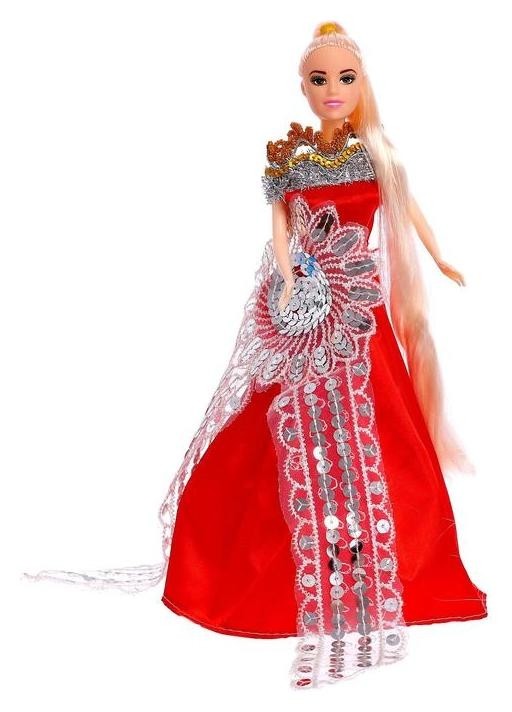 Кукла-модель «София» в платье с длинными волосами
