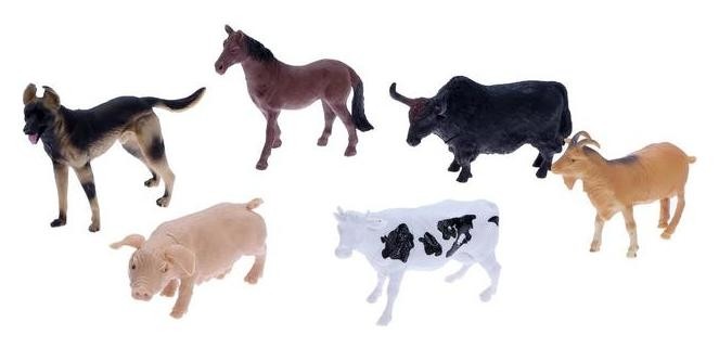 

Набор домашних животных «Ферма», 6 штук