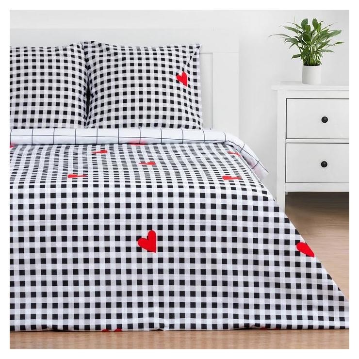 

Постельное белье этель 2 сп Big Love 175*215 см, 200*220 см,70*70 см -2 шт