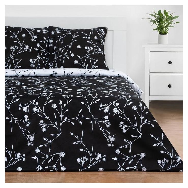 

Постельное белье этель 1.5 сп Flowers (Вид 3) 143*215 см,150*214 см, 70*70 см 2 шт