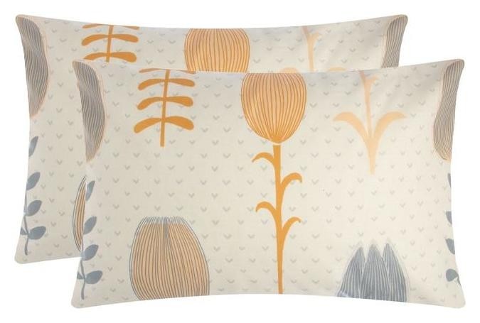 

Комплект наволочек этель Autumn Flowers 50х70 см - 2 шт, 100% хлопок, бязь