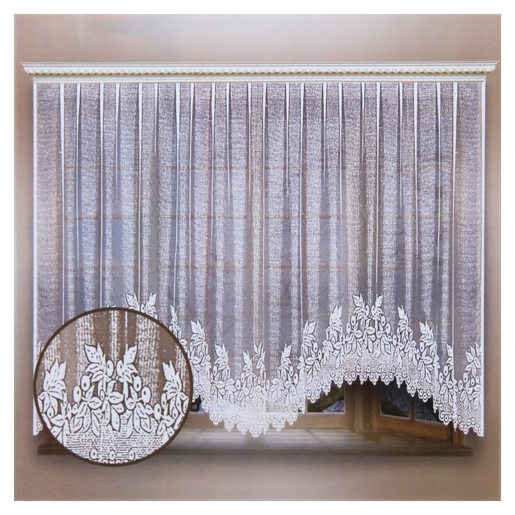 Штора 355х160 см, 100% п/э, шторная лента Лента