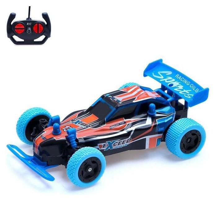 Машина радиоуправляемая «Багги», работает от аккумулятора, цвет оранжевый 