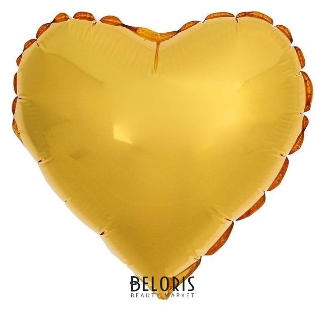 Шар фольгированный 32 «Сердце», цвет золотой Страна Карнавалия