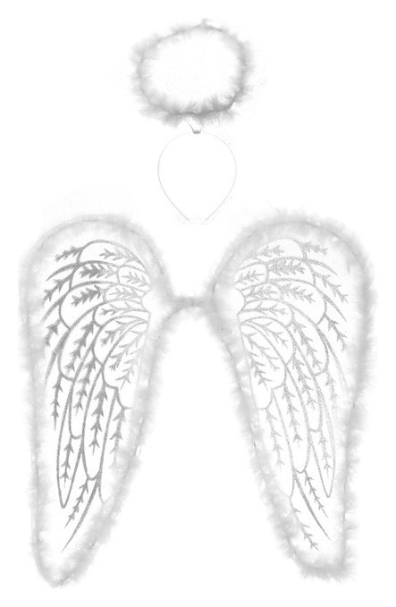 

Карнавальный набор «Ангел», 2 предмета: нимб, крылья, цвет белый, 3-5 лет