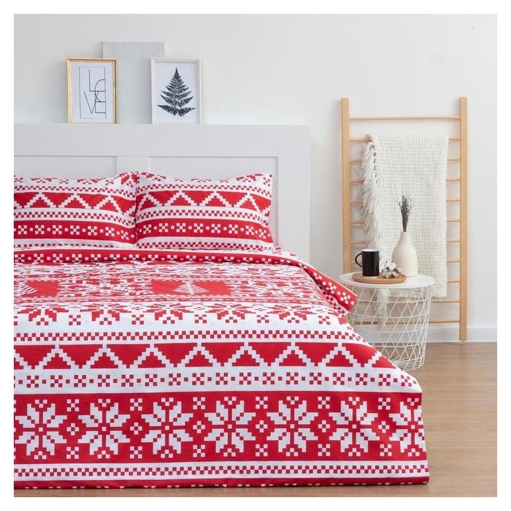 

Постельное белье Lovelife 2сп Christmas Ornament 175*215см,200*225см,50*70см-2шт