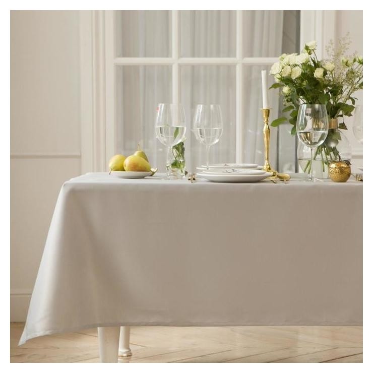 

Скатерть этель Cozy 150*220 +/-3см, цв.серый, пл. 192 г/м2, хл с вгмо