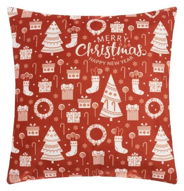 

Чехол на подушку этель "Merry Christmas" 40 х 40 см, 100% п/э