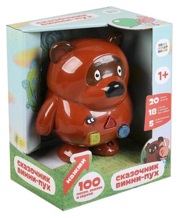 

Развивающая игрушка «Сказочник винни пух» 100 песен, сказок, звуков.