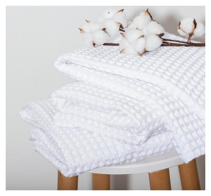 

Полотенце вафельное банное этель Boho 67х140 см, цвет белый, 100% хл, 290 гр/м2