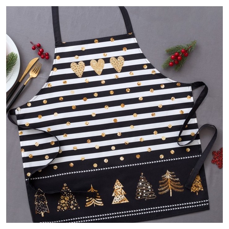 

Фартук «Этель: золотой город», 65 × 60 см, 100 % хлопок, саржа, 190 г/м²