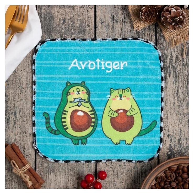 

Салфетка для уборки "Avotiger", 20х20 см, п/э