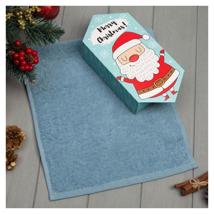

Полотенце махровое этель Merry Christmas 30х60 см, 100% хл, 340г/м2