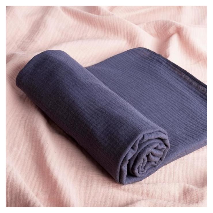 

Пеленка двухслойная крошка Я Dark Blue, 135х100см, 100 % хлопок