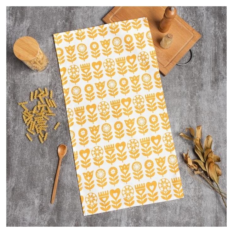 

Полотенце этель Yellow Garden 40х73см, 100% хл, саржа 190 г/м2