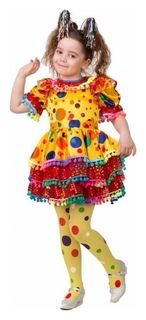 Карнавальный костюм «Хлопушка», сатин, размер 28, рост 110 см Jeanees