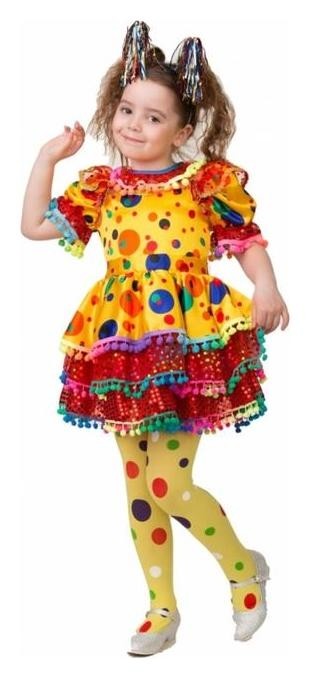 Карнавальный костюм «Хлопушка», сатин, размер 28, рост 110 см