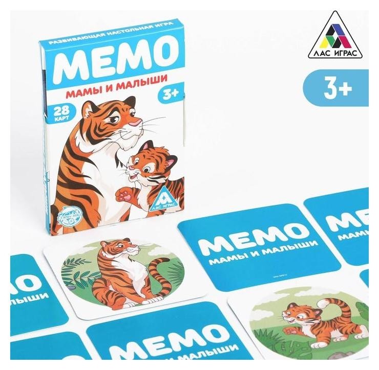 

Развивающая игра «Мемо. мамы и малыши», 3+