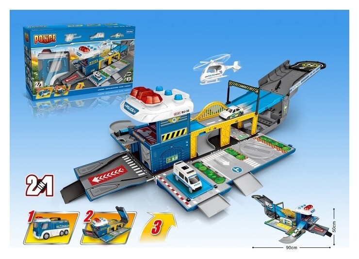 Парковка «Полицейская часть», свет и звук 