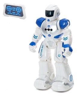 Робот радиоуправляемый «Смарт бот», ходит, свет и звук, русский чип, цвет синий Zhorya