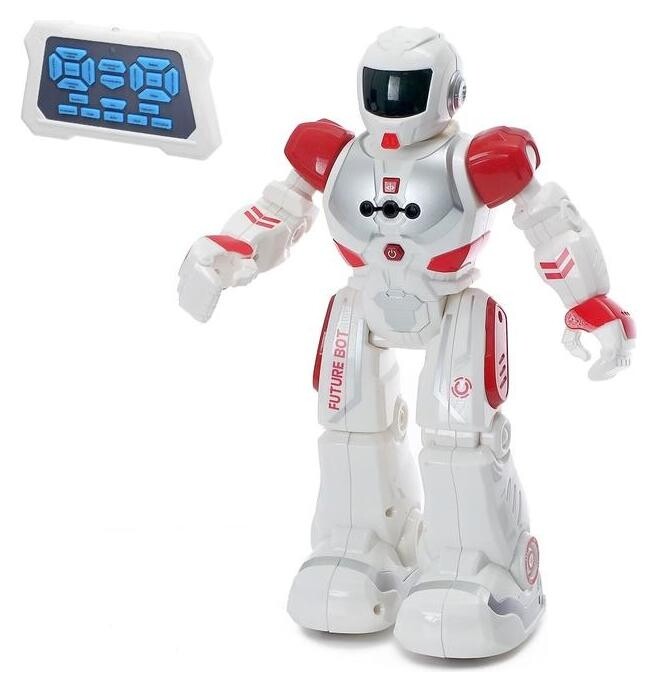 Робот радиоуправляемый «Смарт бот», ходит, свет и звук, русский чип, цвет красный  Zhorya