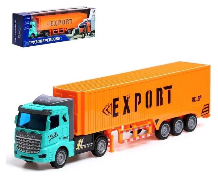Грузовик инерционный «Контейнеровоз», 1:48  Автоград