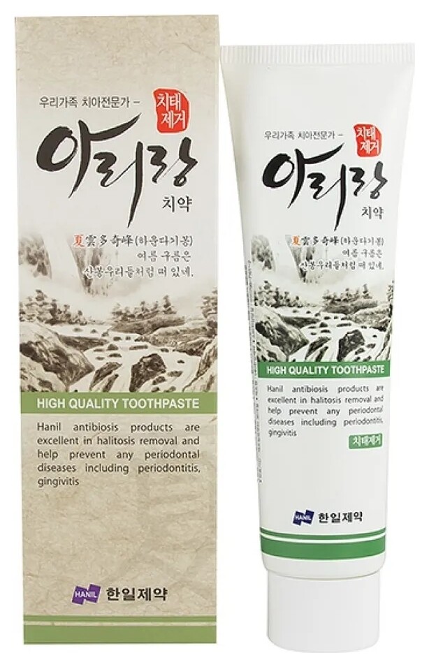 Зубная паста от зубного налета Arirang Remove Plaque Hanil