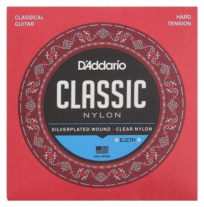 

Струны D`addario для классической гитары нейлоновые Student Hard