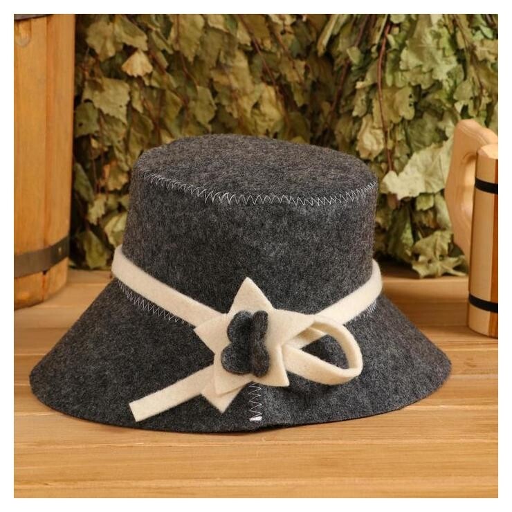 Шапка для бани модельная "Незнакомка"  Добропаровъ