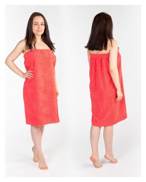 

Килт(Юбка) женский махровый, 80х150+-2, цвет коралловый