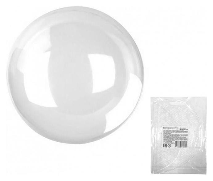 

Шар полимерный 24" 3d-сфера, Deco Bubble, прозрачный, в упаковке 1 шт.