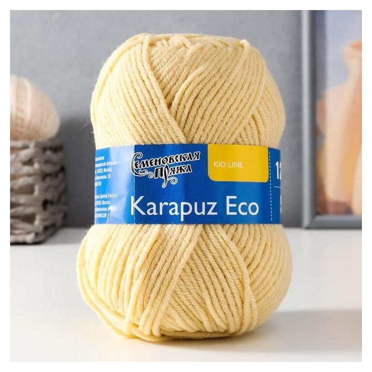 

Пряжа Karapuz Eco (Карапузэко) 90% акрил, 10% капрон 125м/50гр шампанск (772)