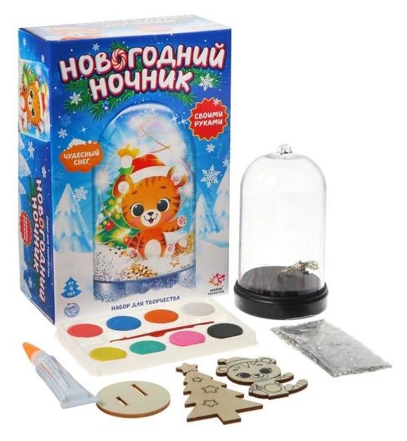 

Набор для тврочества «Новогодний ночник», тигрёнок